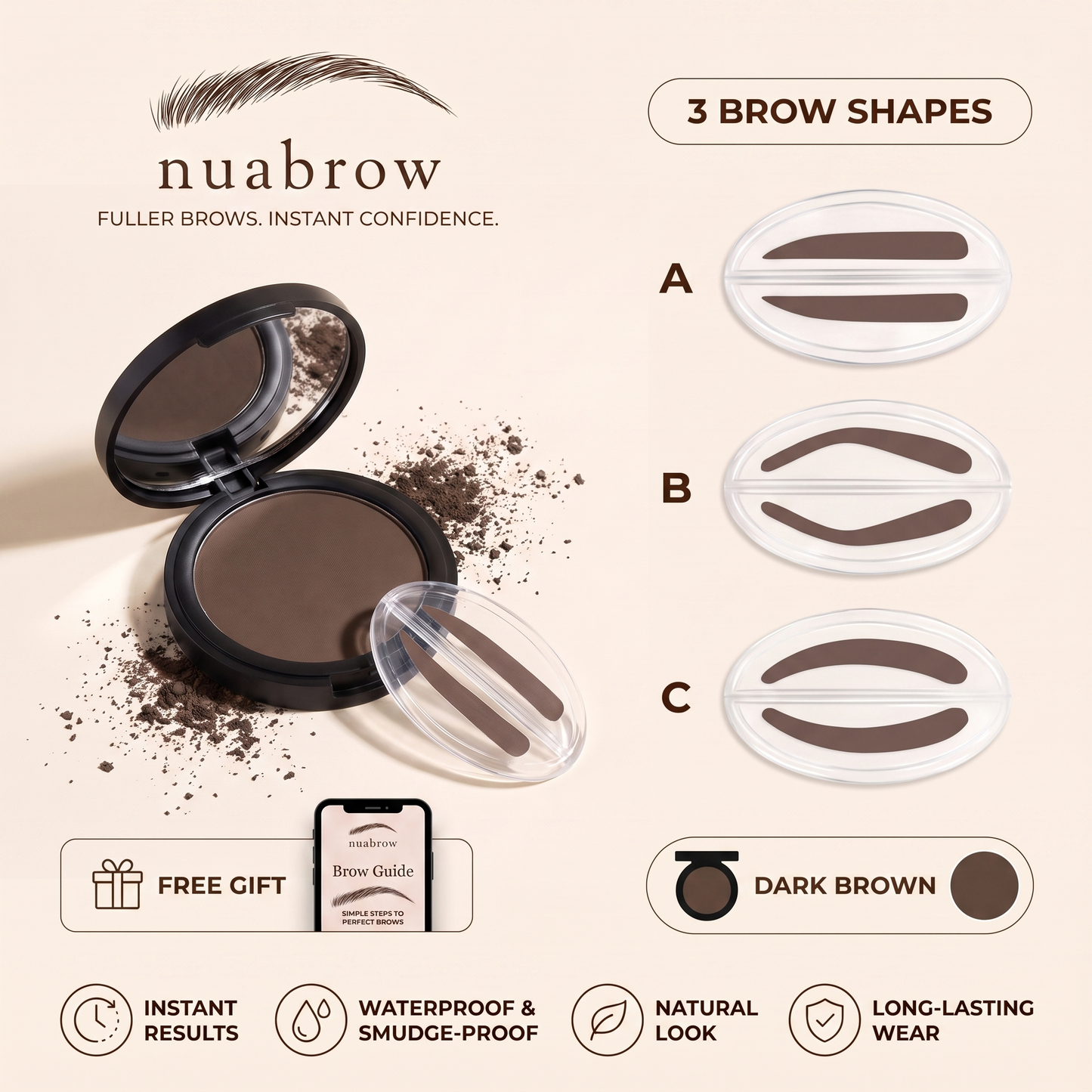 Nuabrow Flawless Brow Kit